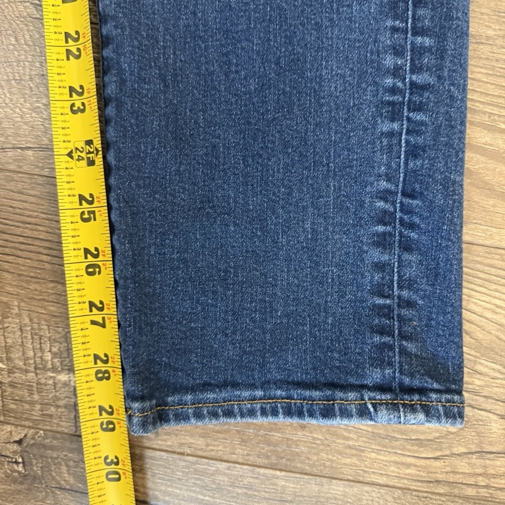 American Eagle Jeans Mens Tag: 33x32 Act:33x29 Straight AirFlex Blue Denim - Picture 6 of 8